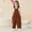 Brown, variant on Bigetiay Toddler Girls Casual Sleeveless Jumpsuits Casual School Romper Beige Rompers with Pockets for Outdoor Activities Cute Summer Clothes for Girls 1-2 Years