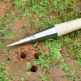 thumbnail image 4 of 1PC Portable Gardening Hole Puncher Fertilization Tool Professional Widger Planting Dispenser for Gardening Use (Wood Color), 4 of 9