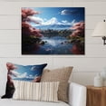 thumbnail image 2 of Designart "Majestic Mont Asian Painting IV" Asian Metal Wall Art, 2 of 5