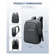 thumbnail image 2 of Mochila Para Laptop De 15.6 Pulgadas gris, 2 of 5