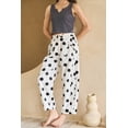 thumbnail image 5 of Women's Polka Dot Denim Jeans – High Waist Shift Jeans with Bow Detail, Casual Southern Belle Style, 16, 5 of 12