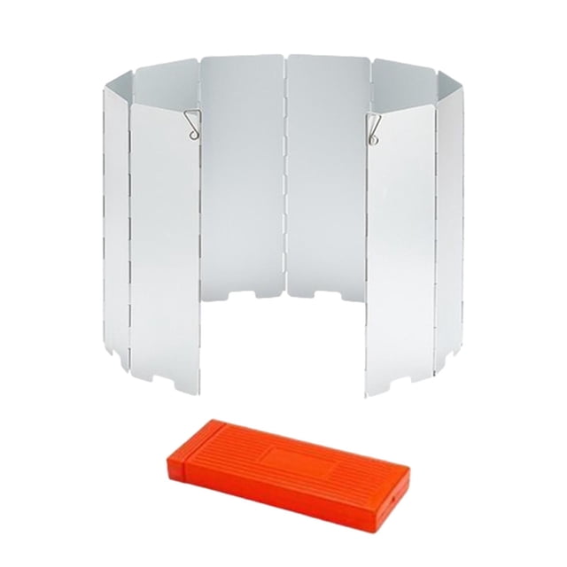 Parabrisas Plegable Zulema Estufa de Camping 10 Placas Aluminio