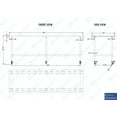 thumbnail image 4 of AmGood 96" Long x 30" Deep Stanless Steel Work Table with Casters | Mobile Metal Table, 4 of 9