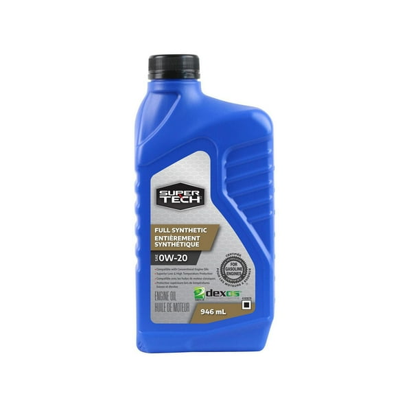 Huile Moteur 0W20 Entièrement Synthétique Super Tech 946 ML