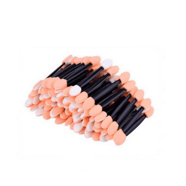 RAGUPEL 50Pcs Eyeshadow Brush,Portable Eyeshadow Applicators,Disposable Makeup Applicators
