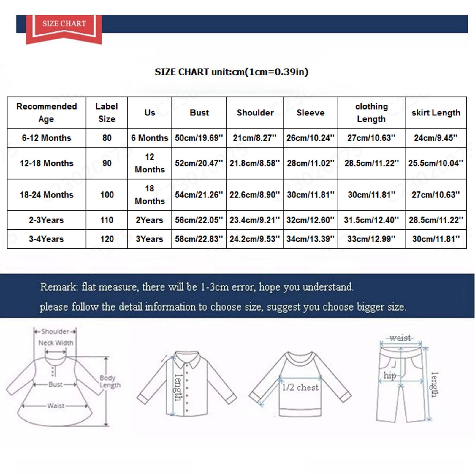 Daqian Baby Clothes for Girls Knit Bubble Sleeve Long Sleeve Top + Plaid Skirt Set Suitable for 6 Months-3 Years Old Girls Clothes Sets Orange 3-4 Years