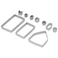 thumbnail image 1 of Baking ,  Cutter Silver Safe  For Children For Adults For Kitchen For Cake Shop, 1 of 8