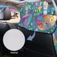 thumbnail image 6 of Xixirimido Colorful Mushroom Floral Print Car Seat Cover Front Seat Sweat Towel Bucket Seat Covers for Cars SUV Trucks for Gym Workout Running Swimming Beach Hiking, 2Pack, 6 of 8