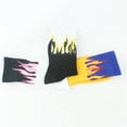 thumbnail image 4 of Opvise Women Men Flame Print Soft Warm Cotton Elastic Breathable Middle Tube Socks, 4 of 8