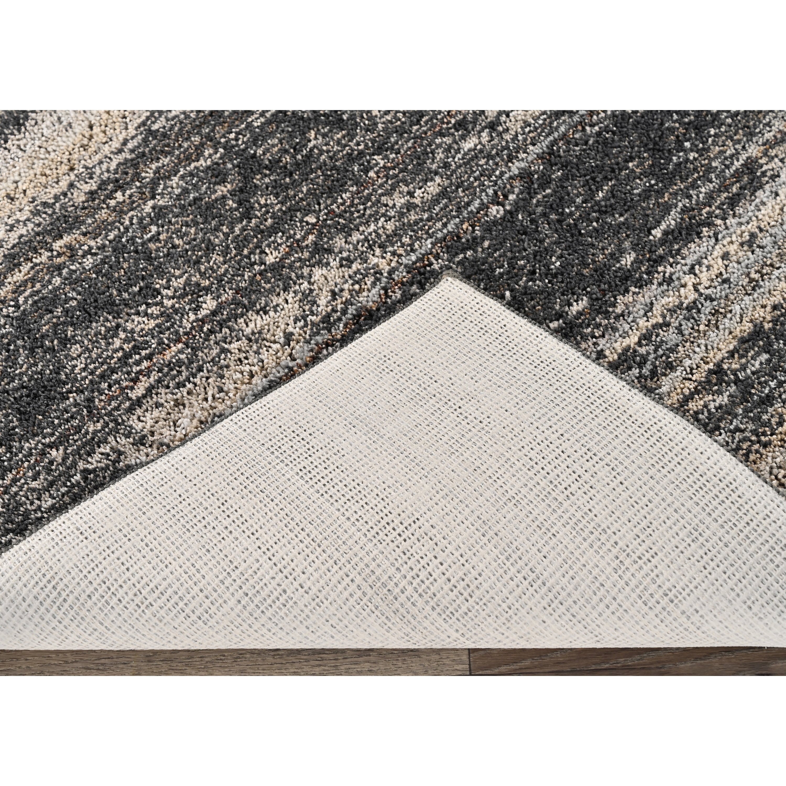 (2 pack) Mainstays Jasper Gray Abstract Indoor Area Rug, 22" x 60"