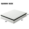 thumbnail image 6 of Tvdfgts 14 inch Queen Mattress, Cooling Gel Memory Foam Mattress in a Box, Individual Pocket Spring Hybrid Mattress with Pressure Relief & Motion Isolation, Soft and Comfort, Medium-Firm, CertiPUR-US, 6 of 10