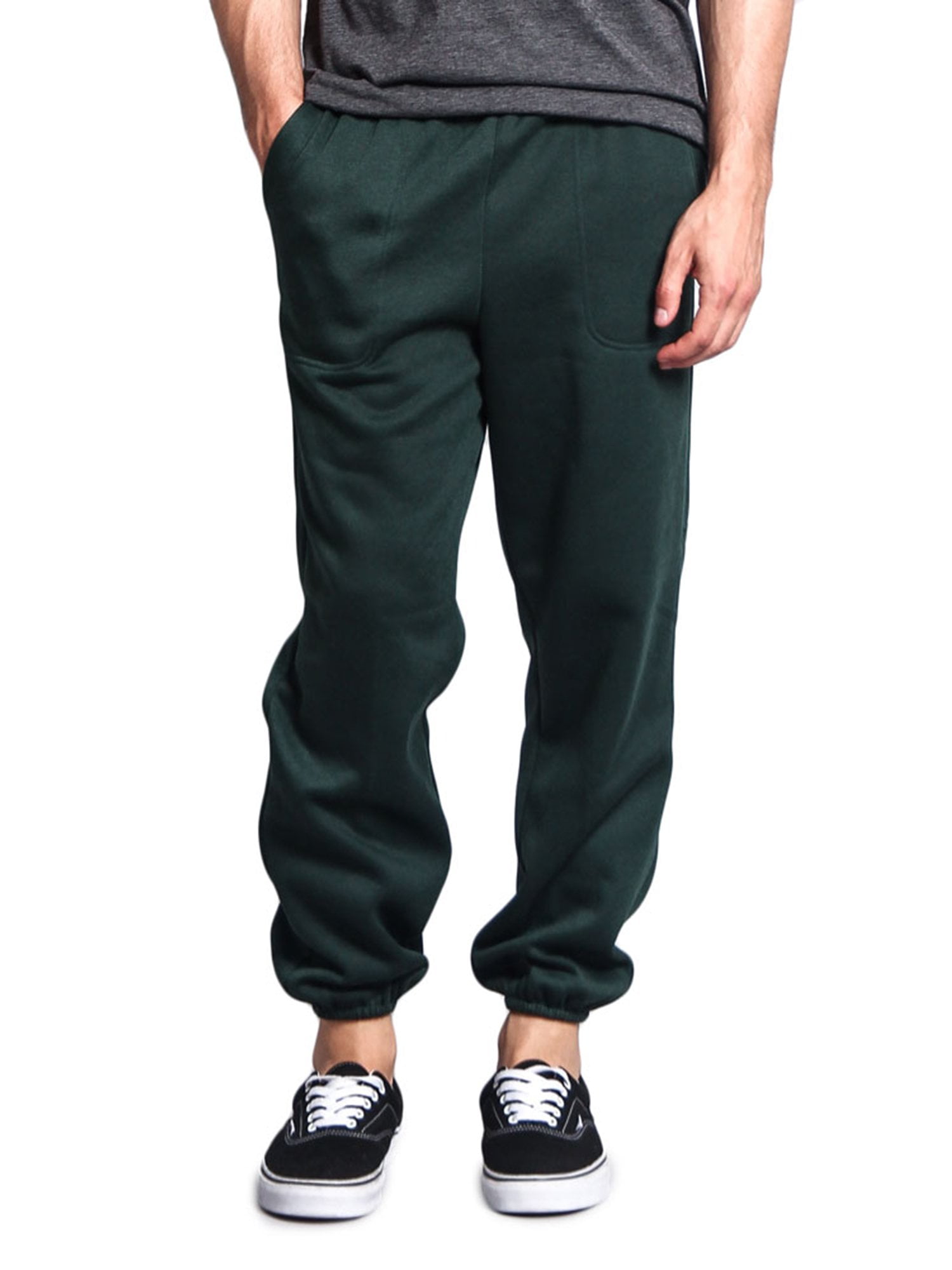 G-Style USA Men's Basic Fleece Jogger Sweatpants with Pockets, Up to 5X ...