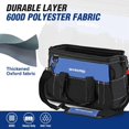 thumbnail image 4 of 16-inch Wide Mouth Tool Bag with Water Proof Molded Base, 4 of 5