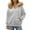Grey, variant on Hooded Jacket for Women 2025 Fall Winter Long Sleeve Zip Up Sweatshirt Hoodie with Pockets and Fur Trim Hood