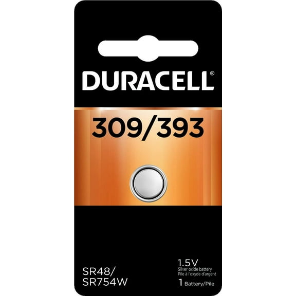 Duracell Watch and Calculator Battery 309/393 - 1.5V Button Cell