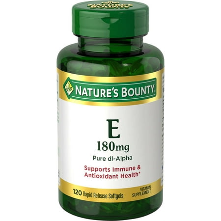 GTIN 074312017513 product image for Nature s Bounty® Vitamin E Pure dl-Alpha 180mg (400 IU)  120 Softgels | upcitemdb.com