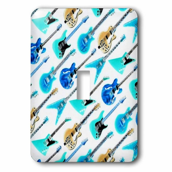 3dRose, Rock n Metal Guitars, single toggle switch