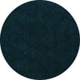 thumbnail image 1 of Ahgly Company Indoor Round Abstract Light Blue Modern Area Rugs, 5' Round, 1 of 4