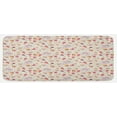 thumbnail image 1 of Vintage Kitchen Mat, Vintage Retro Antique Tea Cups and Teapots Art Pattern Image, Plush Decorative Kitchen Mat with Non Slip Backing, 47" X 19", Dark Coral Pale Pink, by Ambesonne, 1 of 1