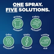 Downy Wrinkle Releaser and Refresher Fabric Spray, Crisp Linen Scent, Travel Size, 3 fl oz