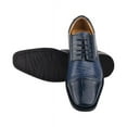 thumbnail image 2 of LIBERTYZENO Mens Oxford Formal Dress Shoes For Adult Male, Navy, 2 of 7