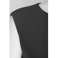 thumbnail image 5 of Emma & Michele Boat Neck Sleeveless Tie Side Solid Pockets ITY Jumpsuit-ULTRA / M, 5 of 9