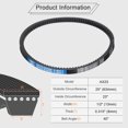 thumbnail image 2 of 2Pack AX23 EPDM V-Belt, Raw Edge Cogged V Belt, 25" Outer Circumference, 2 of 5