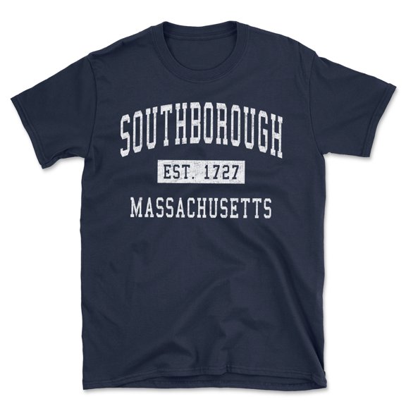 Southborough Massachusetts Classic Established Men's Cotton T-Shirt