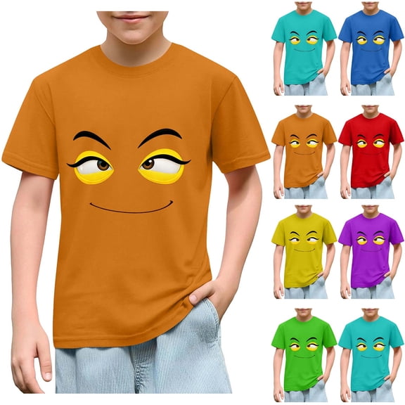 Piuwrlz Mint Green Short Shirts Sleeve Toddler Boys Graphic T-Shirts Pullover T Shirts Mint Green Size 4 Years