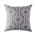 thumbnail image 4 of Grey Solid & Geo Outdoor Cushion Set (2 Pack), 4 of 7