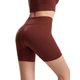 thumbnail image 4 of SAYOO - Calzoncillos de yoga para mujer, cintura elástica con cordón, pantalones cortos de punto ajustados SAYOO  Sexy, 4 of 6