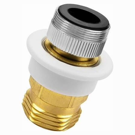 Dishwasher Snap Coupling Adapters, Faucet Adapter for Sink 15/16in-27M or 55/64in-27F X 3/4in GHTM