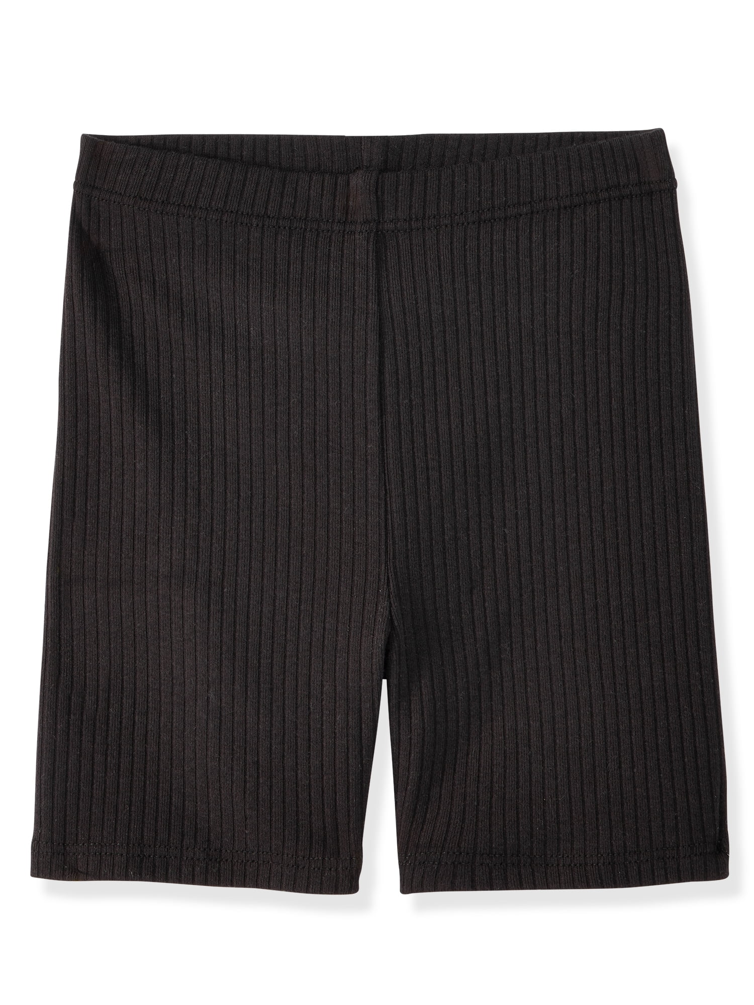 Garanimals Newborn, Baby & Toddler Girl Ribbed Cotton Biker Shorts, 4-Pack, Sizes 0-6T