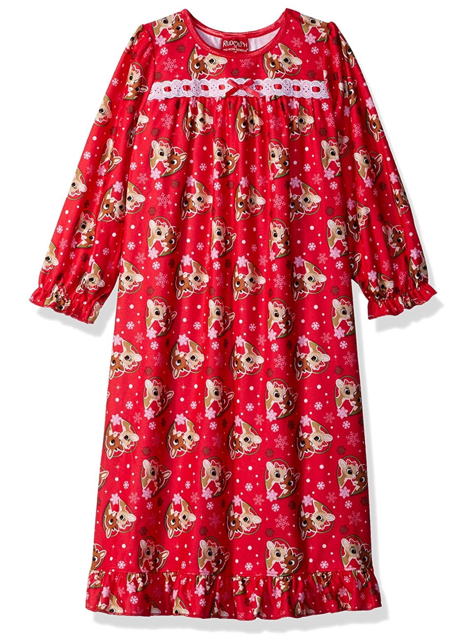 Rudolph Rudolph the RedNosed Reindeer Toddler Girls Granny Nightgown Pajamas 21RD015TGL