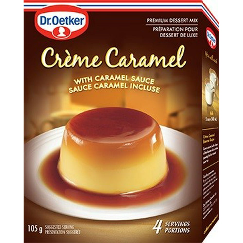 Dr. Oetker Flan Creme Caramel, 3.7 Ounce Boxes