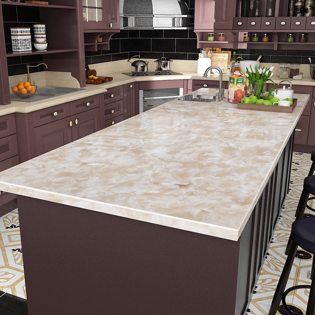 Buy Livelynine 24x200 Inch Wide Countertop Contact Paper Kitchen