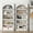 Antique White, variant on Rustic Farmhouse Arched Bookshelf – 68.7" Tall 5-Tier Wooden Bookcase with Curved Arch Design – Vintage Storage Shelf for Living Room, Office, Library – Grey