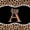 Black Brown A, variant on Manfei Leopard Print Bow Letter V Full Size Comforter Sets for Girls, Black Brown Initial Bedding Sets, Black Reversible, 3-Piece