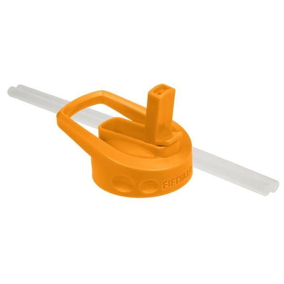 Wide Mouth Straw Cap - Solar Orange