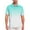 Mint Green, variant on NOLDARES Mens Ribbed Polo Shirt Textured Knit Short Sleeve Casual Golf Beach Vacation Tops(Mint Green,2XL)