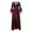 Wine-3, variant on 2025 Length Party Dress Gothic Clothing Women Floor Cosplay Lace Retro Gothic Lolita Clothes for Women Women's Dress