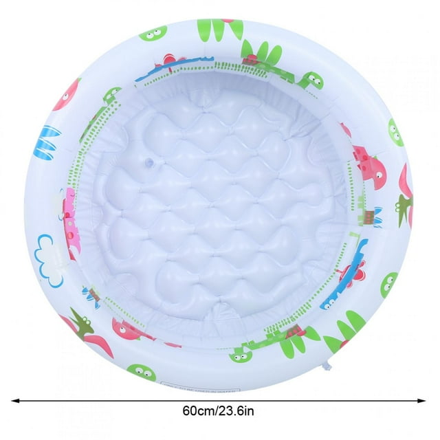 LHCER Printing Dinosaur Mini pool,Round Children Dinosaur Swimming Pool,Round Inflatable Baby Toddlers Swimming Pool Portable Inflatable Children Little Pump Cartoon Dinosaur Pool Indoor Outdoor fo