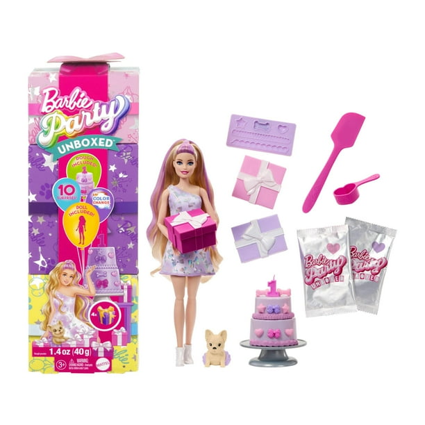 Muñeca Mattel Barbie Fiesta de Mascotas Vestido Azul