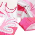 thumbnail image 6 of SILVERCELL Girls Rhinestone Sleeveless Dance Outfits Set 3 Piece Gymnastic Leotard Athletic Short with Hairband Dancewear,5-12Y, 6 of 9