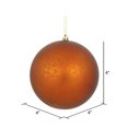thumbnail image 2 of Vickerman 4" Copper Matte Mercury Ball Ornament, 6 per Bag., 2 of 3