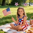 thumbnail image 5 of USA Patriotic Headband with Red White Blue Star Design for Independence Day, Memorial Day, and Holiday Celebrations, Festive Party Accessories, 5 of 5