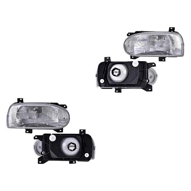 Par de Faros Volkswagen DEPO Golf 1993 A 1999 Izquierdo 301220920826251 Derecho 301220920126250