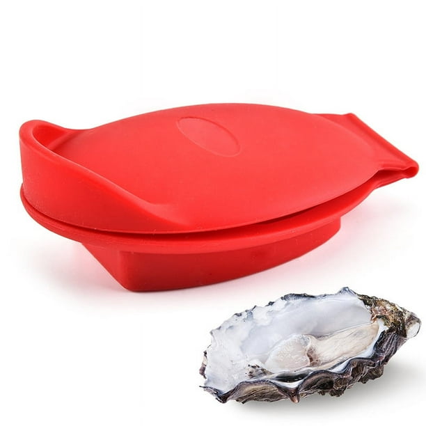 ShenMo Pièces Porte-Huîtres Pince Professionnelle Antidérapante Oyster  Shell Ouverture Silicone Clip Main Protecteur pour Fruits De Mer Shell  Gadget De Cuisine 