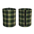 thumbnail image 3 of Round Car Trash Can 7×5.9in Waterproof, Durable, Not Easy To Fade, Easy To Install And Disassemble To Prevent Interior Pollution Springgreen Buffalo Plaid Check Tartan Scotland_41650_4, 3 of 7