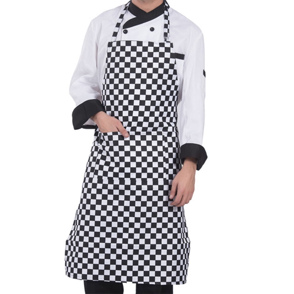 Adjustable Halflength Adult Apron Striped Hotel Restaurant Chef Waiter